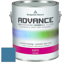 Benjamin Moore 792 Advance Interior Paint-Satin эмаль цвет 804 Chicago Blues