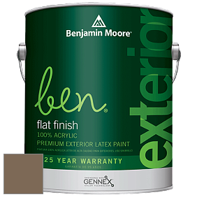 Benjamin Moore Ben 541 Waterborne Exterior Flat Finish краска цвет AF-115 