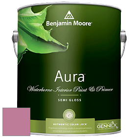 Benjamin Moore Aura 528 Waterborne Interior Semi-gloss Finish краска цвет 2085-40 Taste of Berry