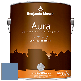 Benjamin Moore Aura 634 Waterborne Exterior Low Lustre Finish краска цвет 824 Yin Yang