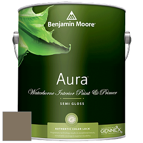 Benjamin Moore Aura 528 Waterborne Interior Semi-gloss Finish краска цвет 1533 Bayleaf