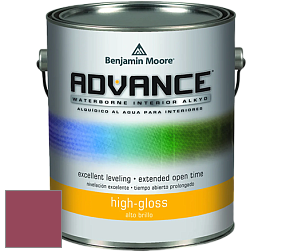 Benjamin Moore 794 Advance Interior Paint-High Gloss глянцевая алкидная эмаль цвет 1351 Chinaberry