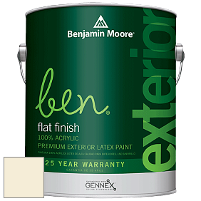 Benjamin Moore Ben 541 Waterborne Exterior Flat Finish краска цвет 933 Blossom Tint