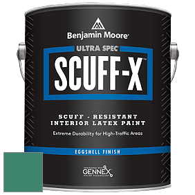 Benjamin Moore 485 Ultra Spec SCUFF-X Interior Eggshell Finish краска цвет NCS S 4040-B90G 