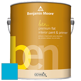 Benjamin Moore Ben W625 Premium Interior Latex Flat краска цвет NCS S 1060-B 