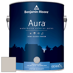 Benjamin Moore Aura 632 Waterborne Exterior Semi-Gloss Finish краска цвет 860 Apparition
