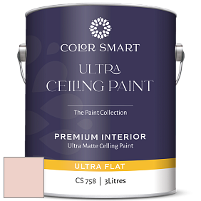 COLOR SMART CS 758 ULTRA CEILING PAINT ультраматовая краска цвет 036 Orchid Pink