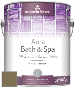 Benjamin Moore Aura 532 Bath & Spa Waterborne Interior Paint Matte Finish краска цвет 517 Greenbrook