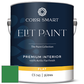 COLOR SMART CS 745 ELIT PAINT глубокоматовая моющаяся краска цвет 2037-20 Jade Green
