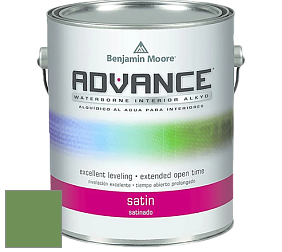 Benjamin Moore 792 Advance Interior Paint-Satin эмаль цвет 553 Richmond Green