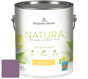 Benjamin Moore 512 Natura Interior Flat Finish матовая краска цвет 1371 Plum Perfect