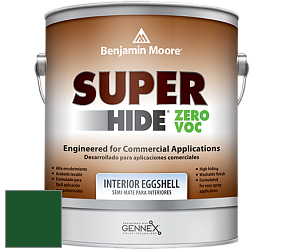 Benjamin Moore 357 Super Hide Zero Voc Interior Eggshell краска цвет RAL 6035 