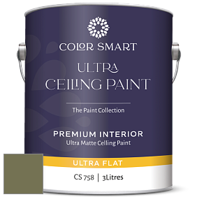 COLOR SMART CS 758 ULTRA CEILING PAINT ультраматовая краска цвет 490 Pine Brook
