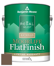 Benjamin Moore W105 Regal Select Exterior Paint-MoorLife Flat Finish краска цвет AF-165 
