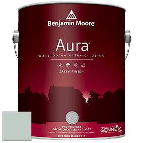 Benjamin Moore Aura 631 Waterborne Exterior Satin Finish краска цвет 702 Bali