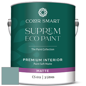 COLOR SMART CS 619 SUPREM ECO PAINT матовая краска цвет 711 Boca Raton Blue