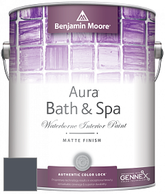 Benjamin Moore Aura 532 Bath & Spa Waterborne Interior Paint Matte Finish краска цвет AF-565 