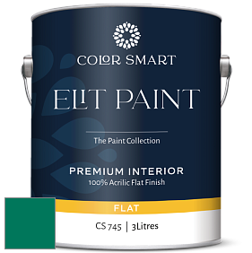 COLOR SMART CS 745 ELIT PAINT глубокоматовая моющаяся краска цвет NCS S 4050-B90G 