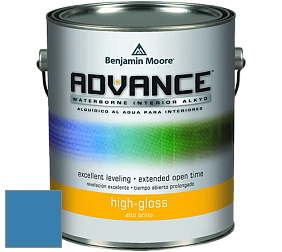 Benjamin Moore 794 Advance Interior Paint-High Gloss глянцевая алкидная эмаль цвет 797 Athens Blue