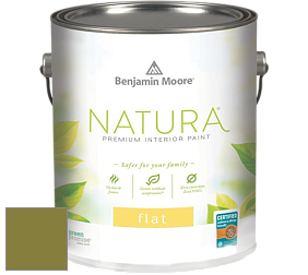 Benjamin Moore 512 Natura Interior Flat Finish матовая краска цвет NCS S 4050-G60Y 