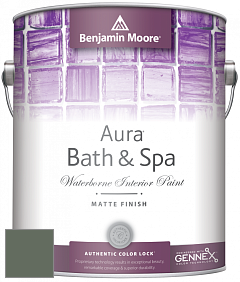 Benjamin Moore Aura 532 Bath & Spa Waterborne Interior Paint Matte Finish краска цвет 447 Holiday Wreath