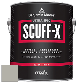 Benjamin Moore 486 Ultra Spec SCUFF-X Interior Satin Finish краска цвет 2137-50 Sea Haze