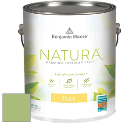 Benjamin Moore 512 Natura Interior Flat Finish матовая краска цвет 426 Fresh Grass