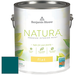 Benjamin Moore 512 Natura Interior Flat Finish матовая краска цвет NCS S 5540-B20G 