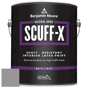 Benjamin Moore 484 Ultra Spec SCUFF-X Interior Matte Finish краска цвет RAL 7036 