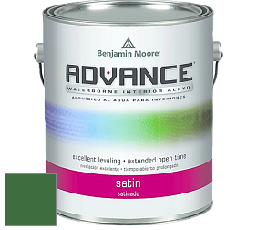 Benjamin Moore 792 Advance Interior Paint-Satin эмаль цвет 2035-10 Seaweed