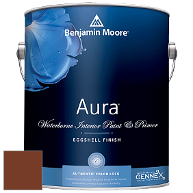 Benjamin Moore Aura 524 Waterborne Interior Eggshell Finish краска цвет RAL 8029 