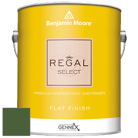 Benjamin Moore 547 Regal Select Waterborne Interior Flat Finish краска цвет NCS S 5540-G30Y 