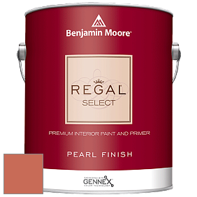 Benjamin Moore 550 Regal Select Waterborne Interior Pearl Finish краска цвет 028 Rich Coral