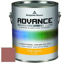 Benjamin Moore 794 Advance Interior Paint-High Gloss глянцевая алкидная эмаль цвет 2093-30 Colonial Brick