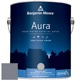 Benjamin Moore Aura 632 Waterborne Exterior Semi-Gloss Finish краска цвет 2118-40 Sea Life