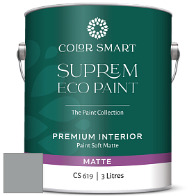 COLOR SMART CS 619 SUPREM ECO PAINT матовая краска цвет 1600 Timber Wolf