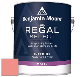 Benjamin Moore 548 IRegal Select Interior Paint - Matte краска цвет 2012-40 Summer Sun Pink