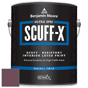 Benjamin Moore 485 Ultra Spec SCUFF-X Interior Eggshell Finish краска цвет 1365 BordÃ©aux Red