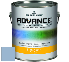 Benjamin Moore 794 Advance Interior Paint-High Gloss глянцевая алкидная эмаль цвет 822 Riviera Azure