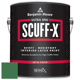 Benjamin Moore 486 Ultra Spec SCUFF-X Interior Satin Finish краска цвет NCS S 4050-G10Y 