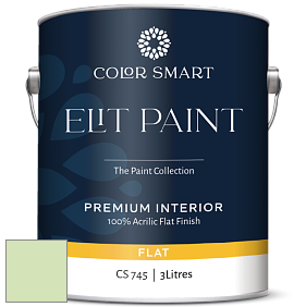 COLOR SMART CS 745 ELIT PAINT глубокоматовая моющаяся краска цвет 555 O'Reilly Green