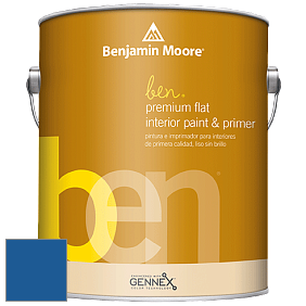 Benjamin Moore Ben W625 Premium Interior Latex Flat краска цвет NCS S 3560-R80B 