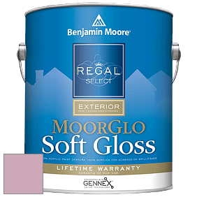 Benjamin Moore W096 Regal Select Exterior Paint-Moor GloSoft Gloss Finish краска цвет 2082-50 Damask Rose