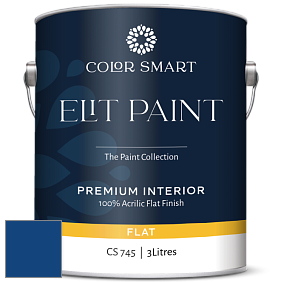 COLOR SMART CS 745 ELIT PAINT глубокоматовая моющаяся краска цвет RAL 5010 