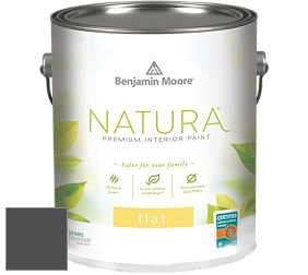 Benjamin Moore 512 Natura Interior Flat Finish матовая краска цвет 1442 Deep Indigo