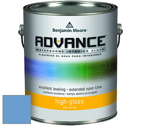 Benjamin Moore 794 Advance Interior Paint-High Gloss глянцевая алкидная эмаль цвет 817 Brazilian Blue