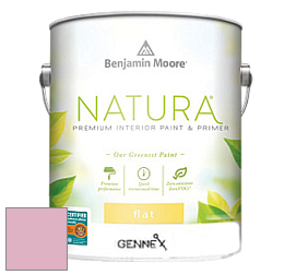 Benjamin Moore 514 Natura Interior Semi-Gloss Finish краска цвет 2081-50 Pink Ruffle