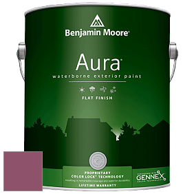 Benjamin Moore Aura 629 Waterborne Exterior Flat Finish краска цвет 2083-30 Old Claret