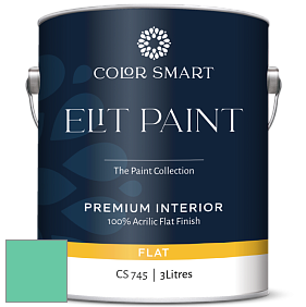 COLOR SMART CS 745 ELIT PAINT глубокоматовая моющаяся краска цвет 2042-40 Miami Green