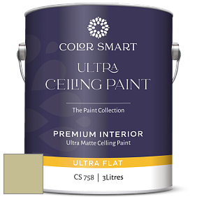 COLOR SMART CS 758 ULTRA CEILING PAINT ультраматовая краска цвет AF-415 